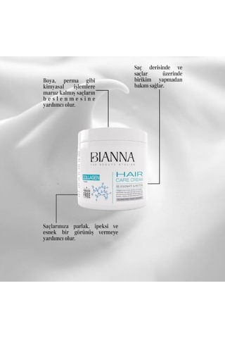 Kremi Collagen Canlandıran Ve Güneşten Koruyan Saç Bakım Kremi - 500ml
