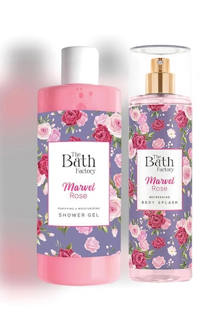 The Bath Factory Marvel Rose Duş Jeli + Vücut Spreyi Gül