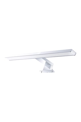 Geeksen Banyo Ip44 Su Geçirmez Led Ayna Lambası 7w 110-240v 40cm Krom Alüminyum Modern Duvar Aydınlatması Gümüş