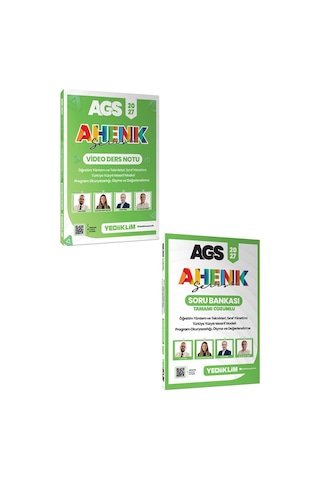 Yediiklim 2027 Ags Ahenk Serisi Öyt Sınıf Yönetimi Tymm Program Okuryazarlığı Ölçme Ve Değer. Ders Notu Ve Soru Bankası Seti