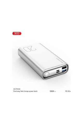 Pr230 20000mah Led Göstergeli 22.5w Hızlı Şarj Destekli Taşınabilir Powerbank Beyaz