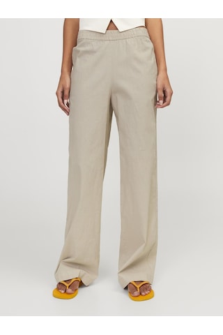 Jack & Jones Kadın Keten Pantolon - Poppy - 12253952 Feather Gray