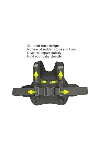 Trendooze Siyah Mtbd1063 Motosiklet Kemeri Global Emniyet Elektrikli Çocuk Cbtx On