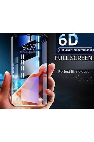 Apple Uyumlu   iPhone 16 Promax Ekran Koruyucu 6d Darbe Emici Kırılmaz Cam Ultra Koruma Tam Kaplar