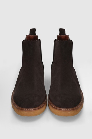 Lufian 112230248 Justın Casual Erkek Deri Bot Kahverengi