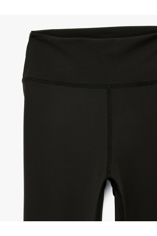 Koton Yüksek Bel Slim Fit Spor Tayt Siyah 6sak40146nk Siyah