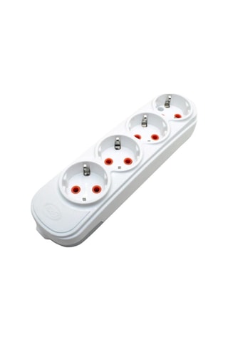 4'LÜ (DÖRTLÜ) TOPRAKLI GRUP PRİZ