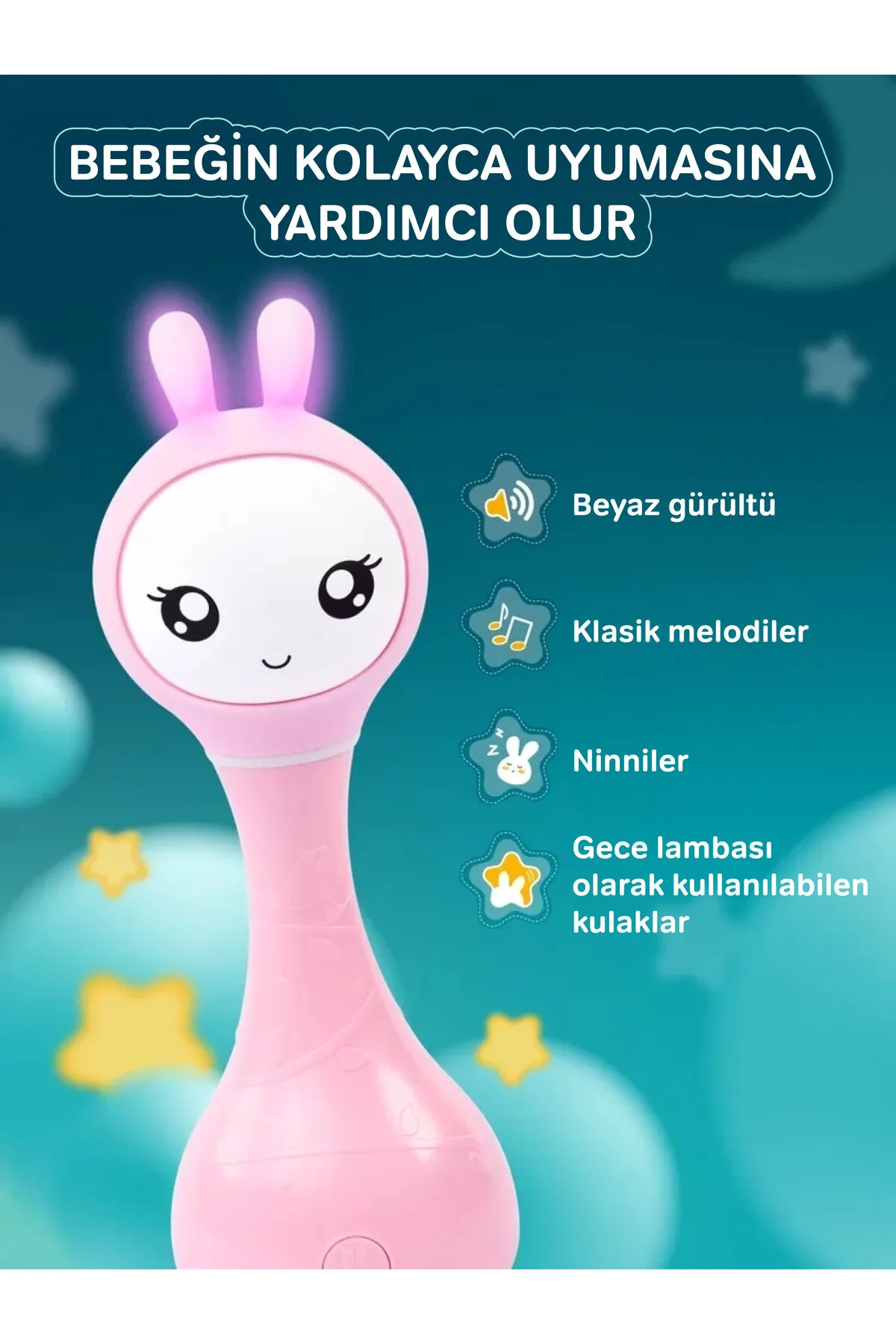 Alilo Akıllı Tavşan Pembe