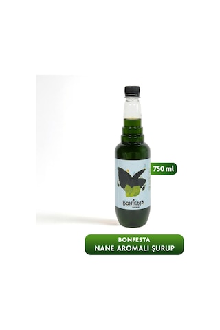 Bonfesta Nane Aromalı Kahve ve Kokteyl Şurubu 750 ML