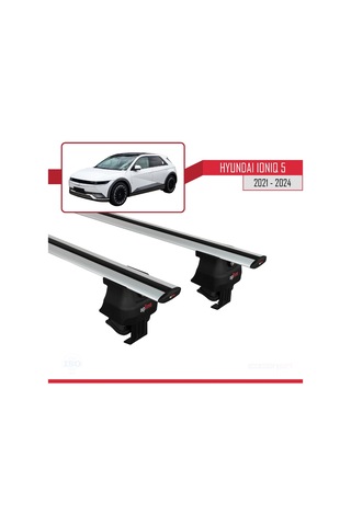 Hyundai Ioniq 5 2021 Ve Sonrası İle Uyumlu Ace-4 Ara Atkı Tavan Barı Gri