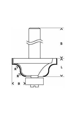 Bosch 6mm Şaftlı Profil Çekme Freze Ucu 6 28,6 54 2608628454