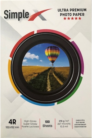 10x15 Parlak 270 Gr 100 Adet Fotoğraf Kağıdı Epson Canon Hp Uyum