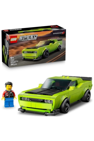 LEGO® Speed Champions Dodge Challenger SRT Hellcat Spor Araba 77237 - 9 Yaş ve Üzeri Çocuklar için Yarış Arabası Oyuncak Yapım Seti (390P)