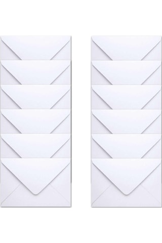 İstisna 12 Adet Davetiye Zarfı 14 x 20 Cm 110 Gr. 1. Hamur
