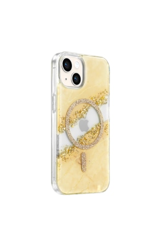 Lotus Simli Magsafe İphone 11 Gümüş