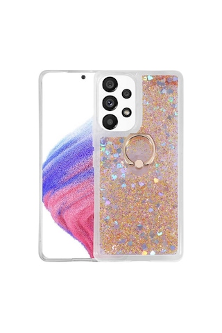 Zore Galaxy Uyumlu A33 5g Kılıf Msra Milce Kapak - Gold Gold
