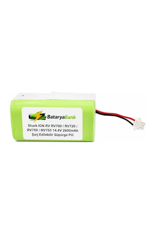Bataryabank Shark Ion Rv700 / Rv720 / Rv750 / Rv755 Uyumlu Robot Süpürge Bataryası 14.4v 2600mah Li-ion