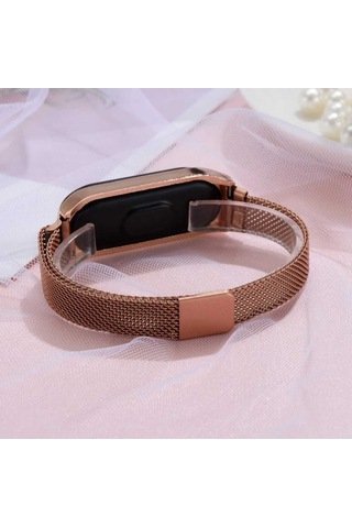 Dokunmatik Ekran Led Su Geçirmez Unisex Kol Saati Rose - 602983872 Çok Renkli