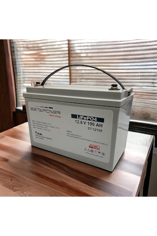Seta Power Lifepo4 12.8v 100ah Karavan/marine Abs Lityum Akü