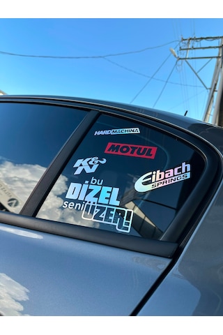 5 Li Oto Sticker Seti Motul 0