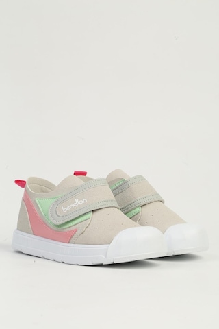 Benetton Bn-1404 Çocuk Sandalet Gri Pembe