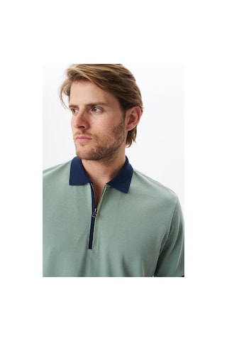 AR-MA Arma Erkek Regular Fit Basic % 100 Pamuk Pike Fermuarlı Polo Yaka Tişört Y29374354302 Yeşil