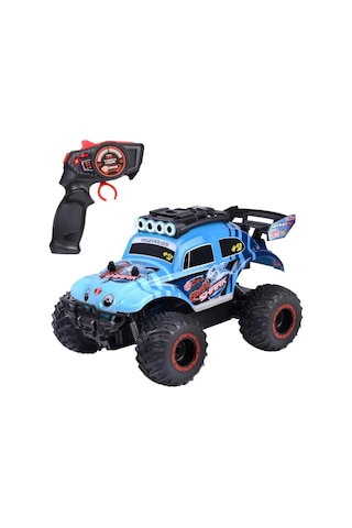 Dickie Toys Rc Volkswagen Beetle Monster Bug 23 Cm 2.4 Ghz 12 Km/s Usb Şarjlı Işıklı Uzaktan Kumandalı Araba Çok Renkli