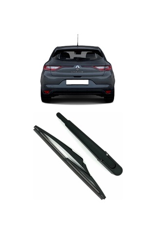 Renault Megane 4 Iv Hb 2016-2020 Uyumlu Arka Cam Silecek Kolu Ve Süpürgesi Takım 287811574r
