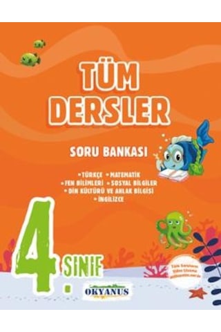 4. Sınıf Tüm Dersler Soru Bankası - Okyanus Yayınları 4. Sınıf Tüm Dersler Soru Bankası - Okyanus Yayınları