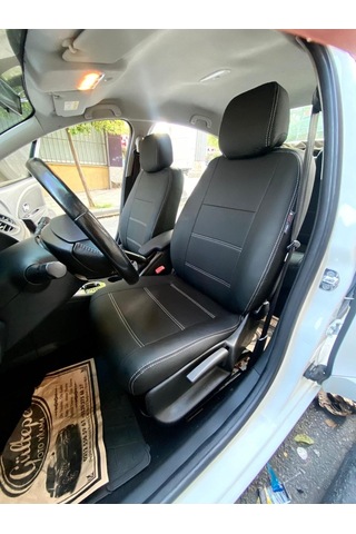 Renault Fluance 2010 2016 Uyumlu Arka Sırt Arka Oturma Tek Parça Model Komple Siyah Deri Beyaz Ip