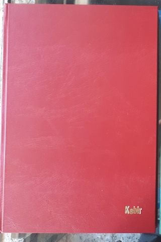 Ticari Defter Kebir 25 X35 Cm 48 Yp Sert Kapak 90 Gr Kağıt