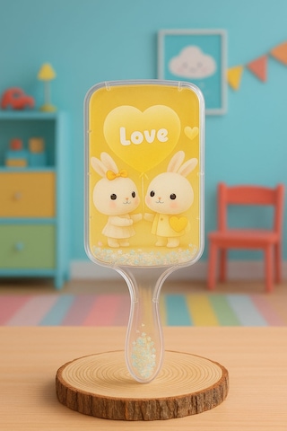 Şık Lüks Tarak Hassas Saçlara Uygun İnci Detaylı,bebek Ve Kız Çocuklar İçin Saç Tarağı