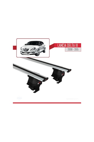 Lancia Delta Iıı 2008-2015 Arası İle Uyumlu Ace-4 Ara Atkı Tavan Barı Gri