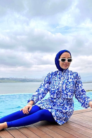 Kahijab Sea Tesettür Mayo - Xl Mavi