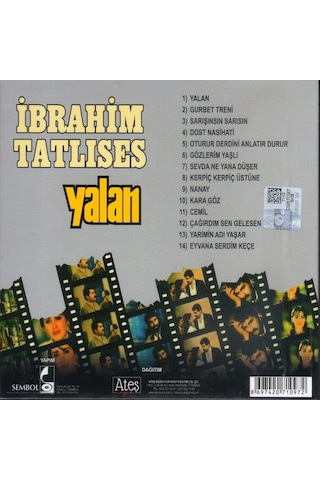 İbrahim Tatlıses - Yalan Cd