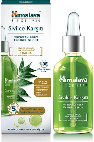 Sivilce Karşıtı Arındırıcı Cilt Serumu 30 Ml Salisilik Asit, Cıca, Neem Özü Yağlı Ciltler