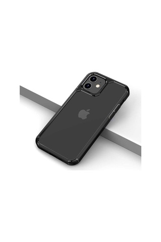 Apple Uyumlu iPhone 11 Kılıf Zore Roll Kenarları Renkli Şeffaf Kılıf