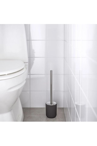 Ikea Ekoln Tuvalet Fırçası 9 X 38 Cm Koyu Gri