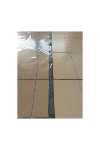 Profesyonel Her Ölçüde Şeffaf Branda Pvc 0.8 Mm Kuşgözü Kapsüllü - Kolay Montaj Şeffaf