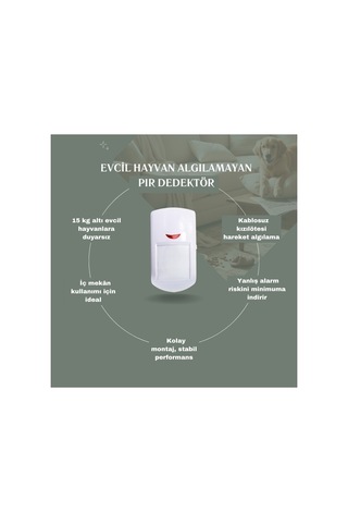 Akıllı Güvenlik Alarm Sistemleri Güneş Enerjili Dış Siren Ve Pet Uyumlu - Ekstra Plus Set
