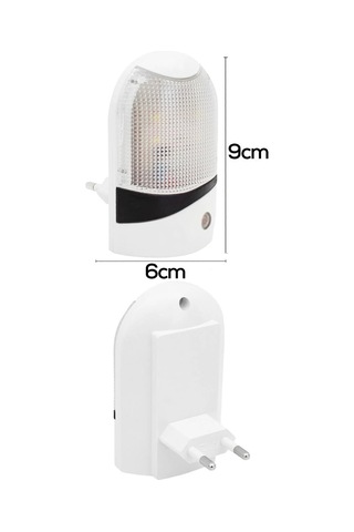 Softled-6852 Oval Fotoselli Gece Lambası - 0.5w 4 Led- 10'li Paket Diğer