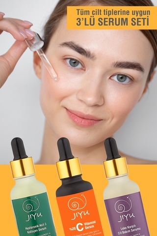 Jiyu 3'Lü Yüz Serum Seti 3x30 ml.