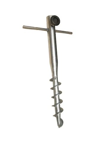 Plaj Şemsiye Sabitleme Kzığı Metal Burgulu Kzık