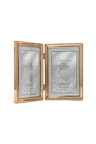 Çift Resim Çerçevesi 10 X 15 Cm Altın Rengi 4 X 6 Çift