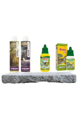 Purecanpati Kaplumbağa Su Düzenleyici Ve Bakım Seti