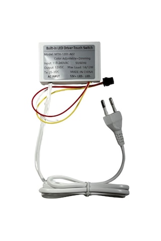 220v Girişli 12v Tunable Dokunmatik Ayna Arkası Sensör Ayna Lambası Banyo Aynası Mobilya Sensörü Renkli