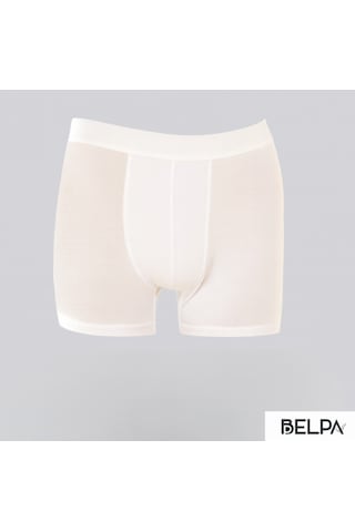 Belpa Ersa İç Giyim Erkek Penye Full Likralı Boxer 6'lı Beyaz