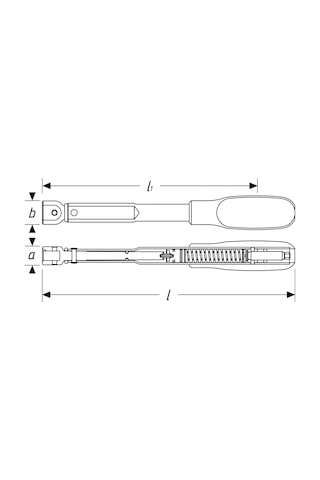 Hazet 6392-200 Tork Anahtarı 50-200 Nm 14x18 Seri İmalat İçin