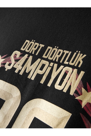 Gs Store Galatasaray 26. Şampiyonluk T-shirt E261166 Siyah