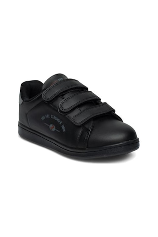 Row Milena 037-24 Deri Cırtlı Fashion Kadın Sneaker Siyah